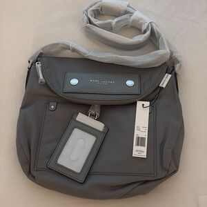 Marc Jacobs Gray Nylon Messenger Bag